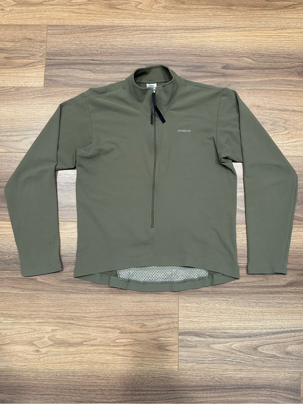 Patagonia Vintage Capilene Cycling Jersey Half Zip in Green Size Medium